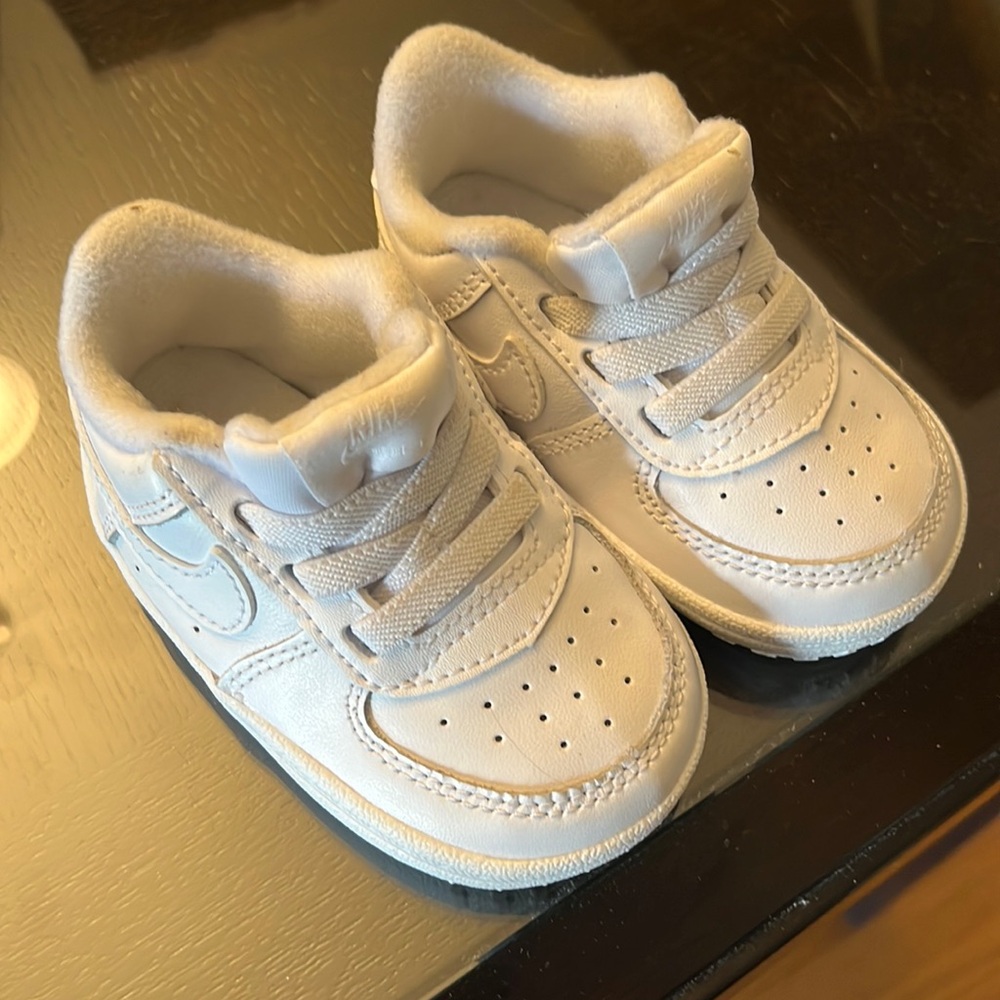 Baby Nike white sneakers